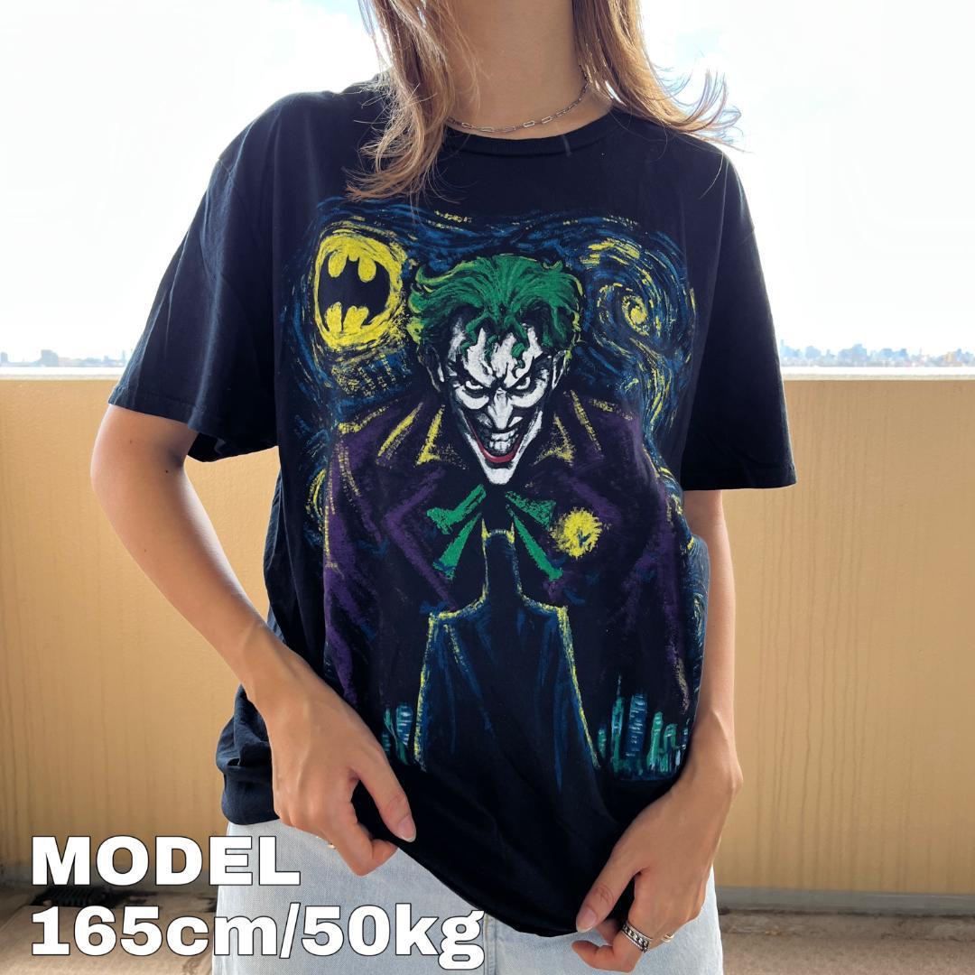 ジョーカー バットマン DCコミック キャラクター プリントTシャツ L