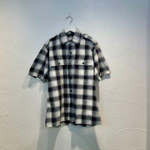 古着 チェック 半袖シャツ