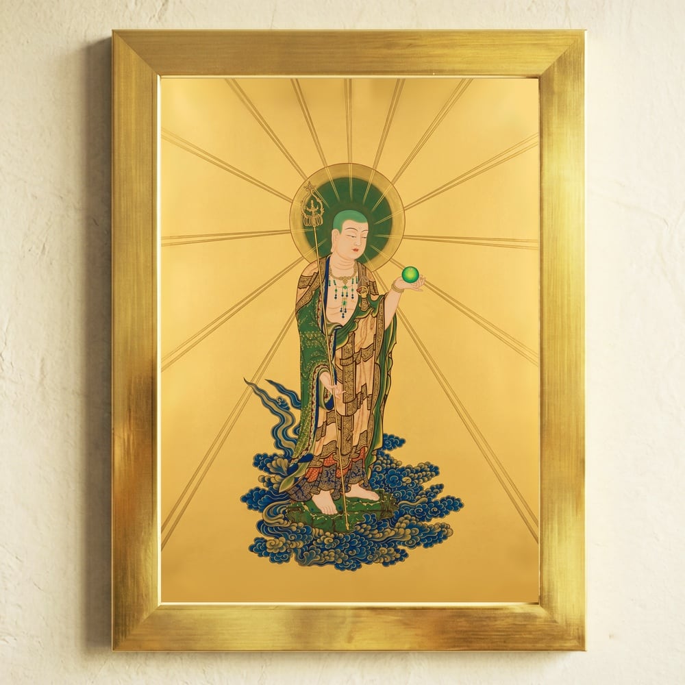 No620【妙見菩薩・昇龍】北辰の加護を授かる開運神仏画 | God Works