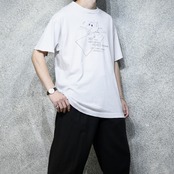 90's airplane print tee