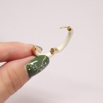 インナーカラーピアス　ニッケルフリーポスト　低アレルギー対応　bittersweet