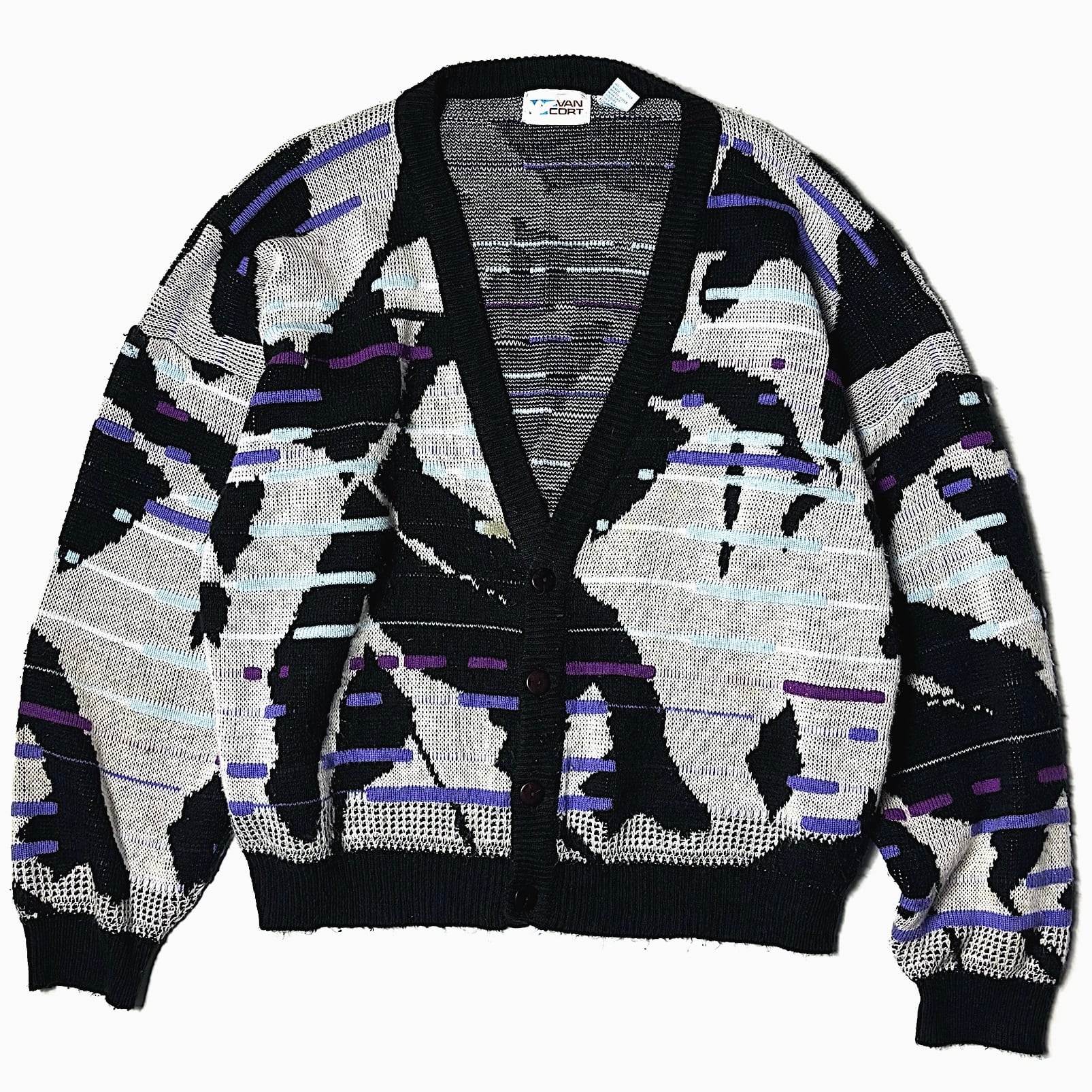 Vintage 60's【Jockey】Mohair Cardigan | Antler