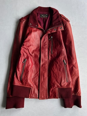 "Vanquish"Gimmick Leather Jacket