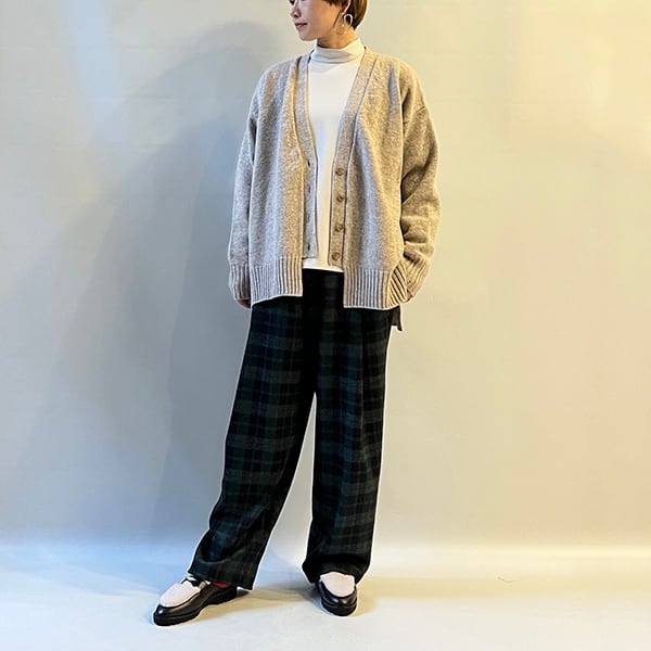 FLORENT(フローレント) WOOL VNECK CARDIGAN 2023秋冬新作 [送料無料