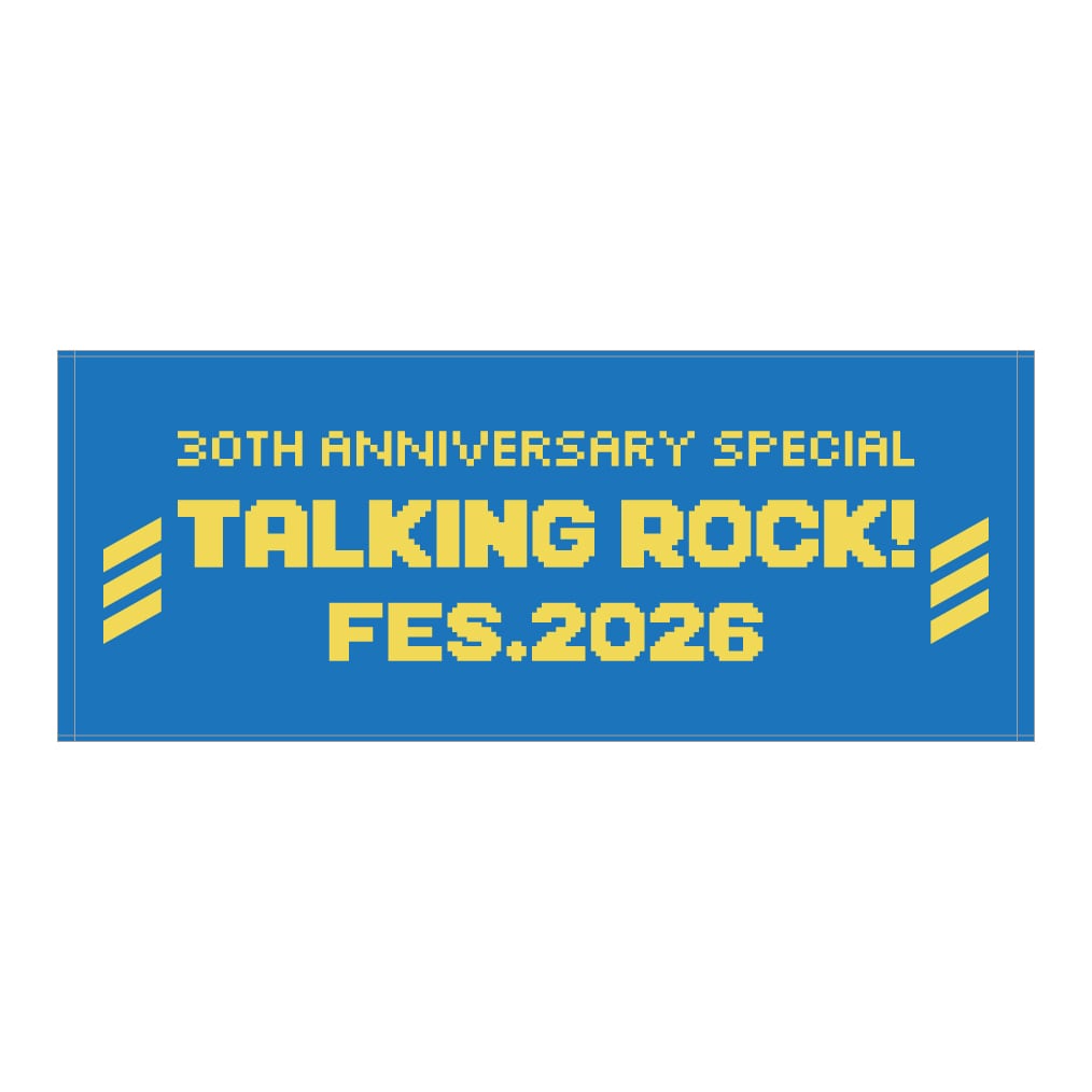 フェイスタオル（ブルー）2026ver. | Talking Rock! FES.2026