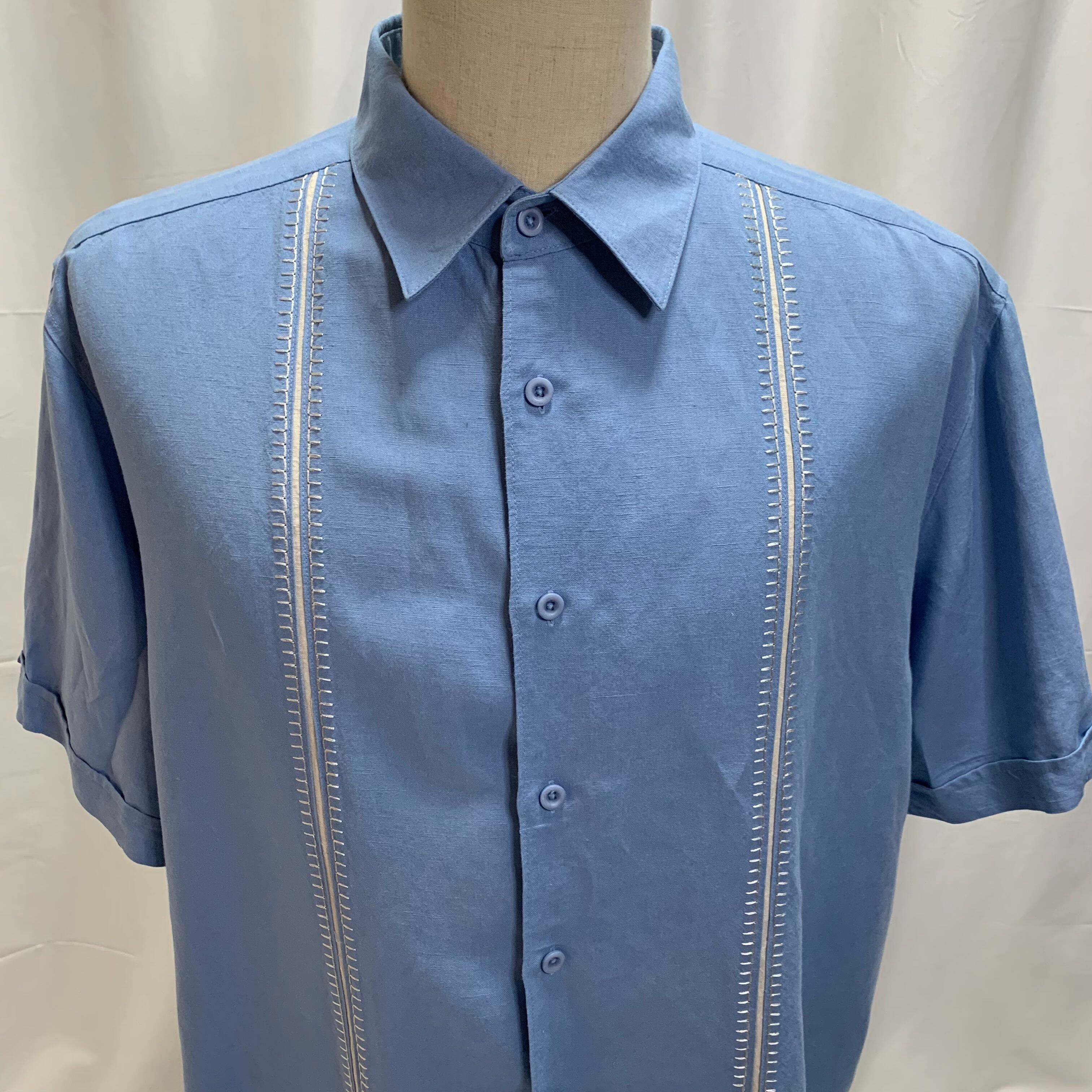 6539 CUBAVERA キューバシャツ 刺繍 半袖シャツ XXL | San Fernando