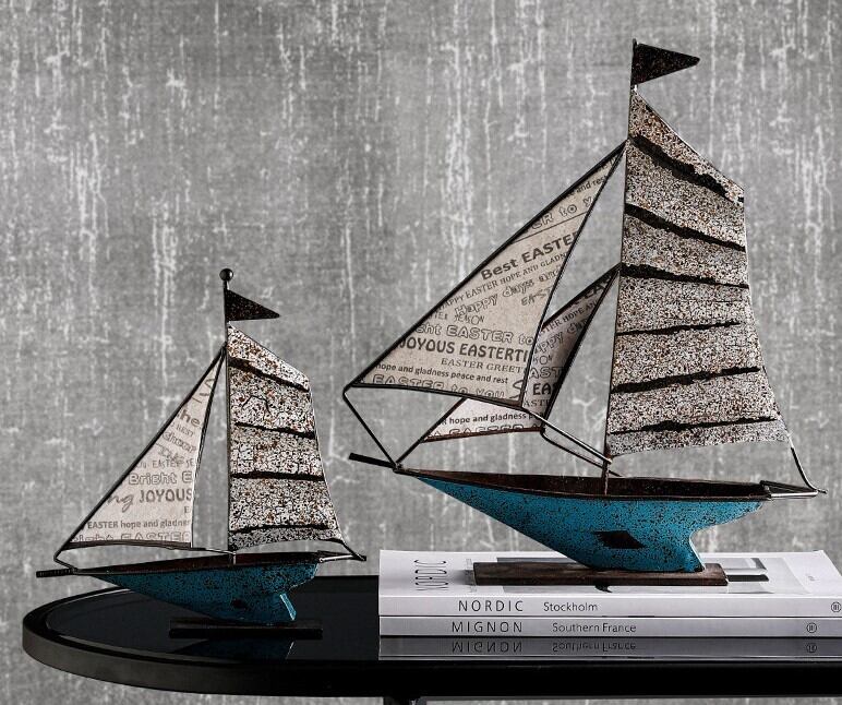 ヨットの装飾オブジェ 置物 | Russel 海外インテリアセレクトショップ