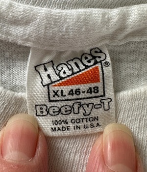 -Hanes- Vintage 70s XL Mickey Mouse Print T-shirt made in USA