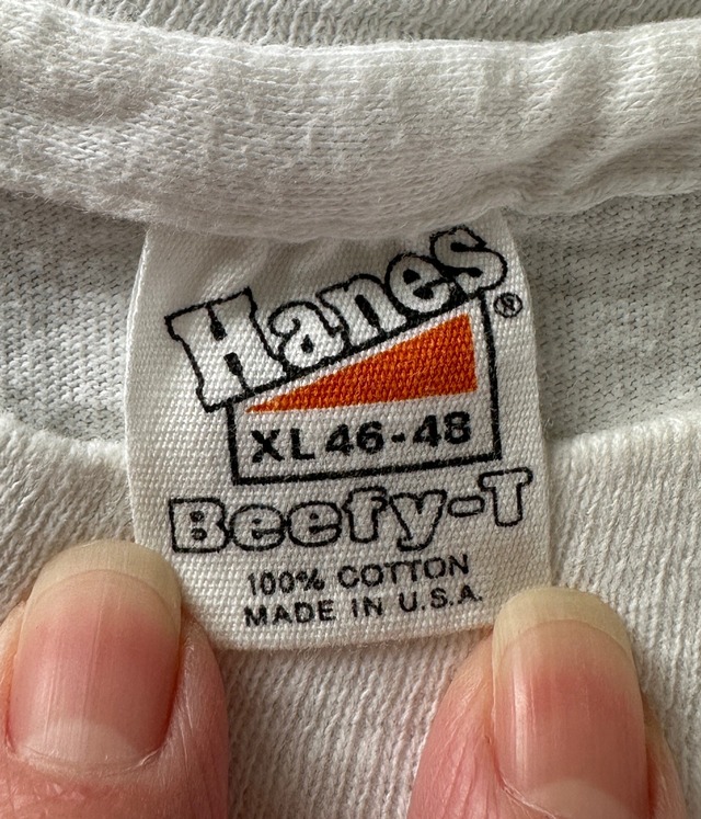 -Hanes- Vintage 70s XL Mickey Mouse Print T-shirt made in USA