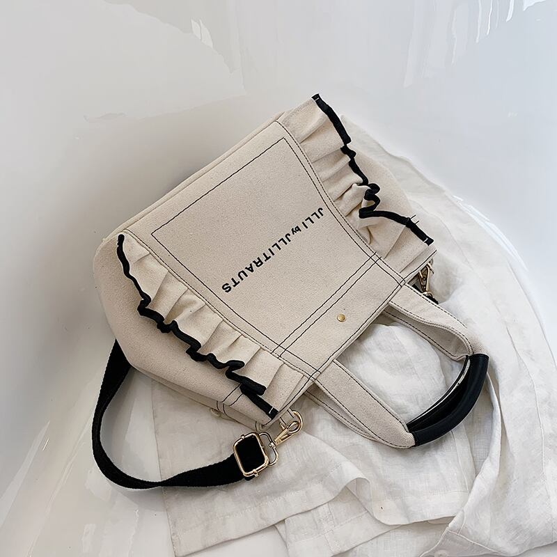 大容量レディースバッグ2020人気の新しい流行のファッションキャンバスメッセンジャーバッグショルダーオールマッチポータブルトートバッグ 手作りハンドバック86044749646