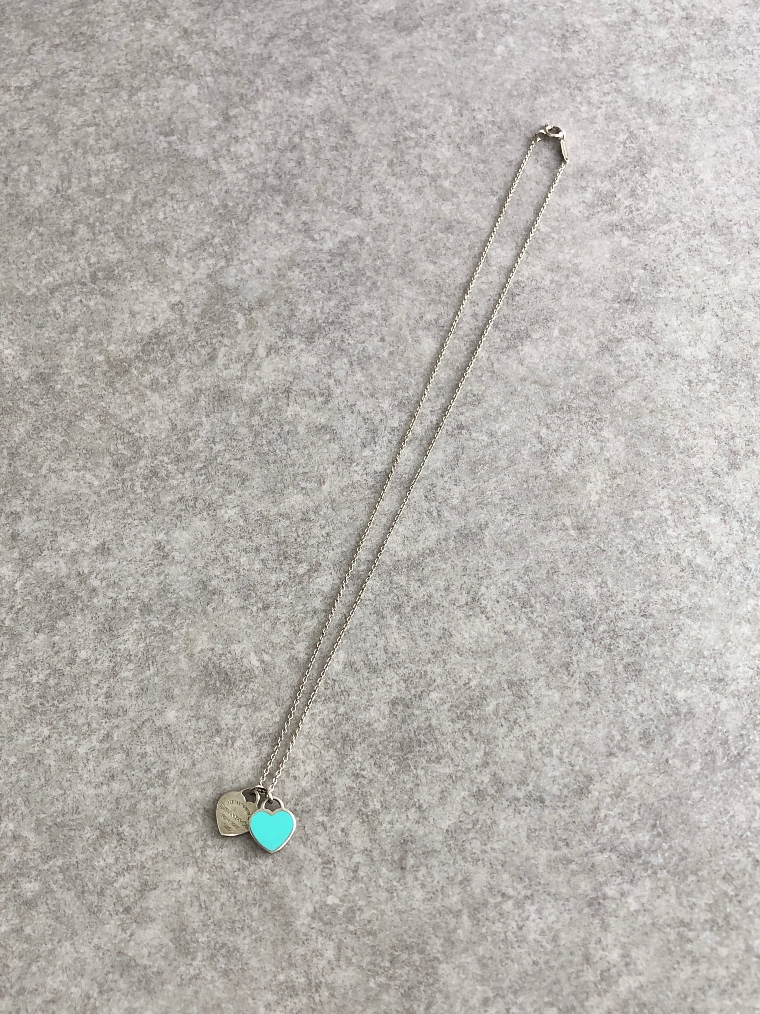 Tiffany & Co. ティファニー ネックレス シルバー×ターコイズブルー