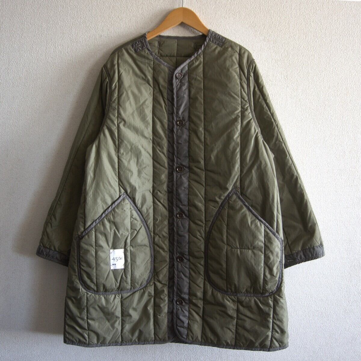 美品】45R【ウェザーの908モッズステンカラーコート (インディゴ