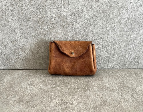 Accordion wallet brown アコーディオン財布 ブラウン <C>