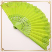 フラメンコ 小物 Abanico Español 33.5cm アバニコ グリーン系 レース 扇子 せんす 緑 柄 模様 小道具 ダンス小物 華やか 練習 レッスン 舞台 発表会 イベント ダンス ステージ フラメンコ小物 明るい 鮮やか 爽やか おしゃれ