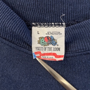 【FRUIT OF THE LOOM】80s USA製 DOCKERS LEVI'S 刺繍ロゴ スウェット トレーナー Lサイズ アメリカ古着