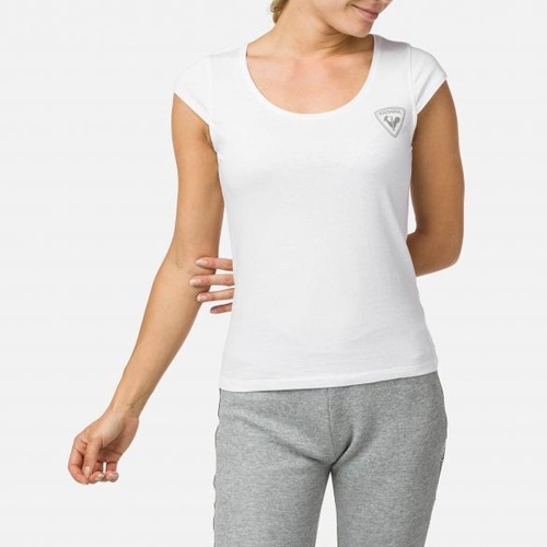 ロシニョールレディース　Tシャツ　W ROSSIGNOL TEE　100-WHITE　RLIWY03-WH