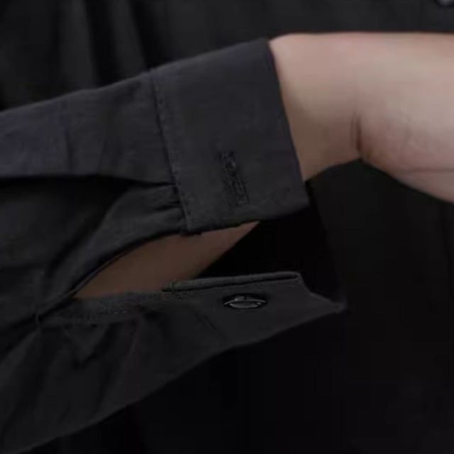 Stand collar long sleeve top【2color】 C0403