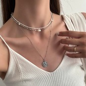 mother of pearl  necklace［BZ01 ］