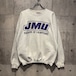 Hanes ヘインズ JMU PARADE OF CHAMPIONS カレッジロゴ スウェット 杢グレー パープル プリント クルーネック
