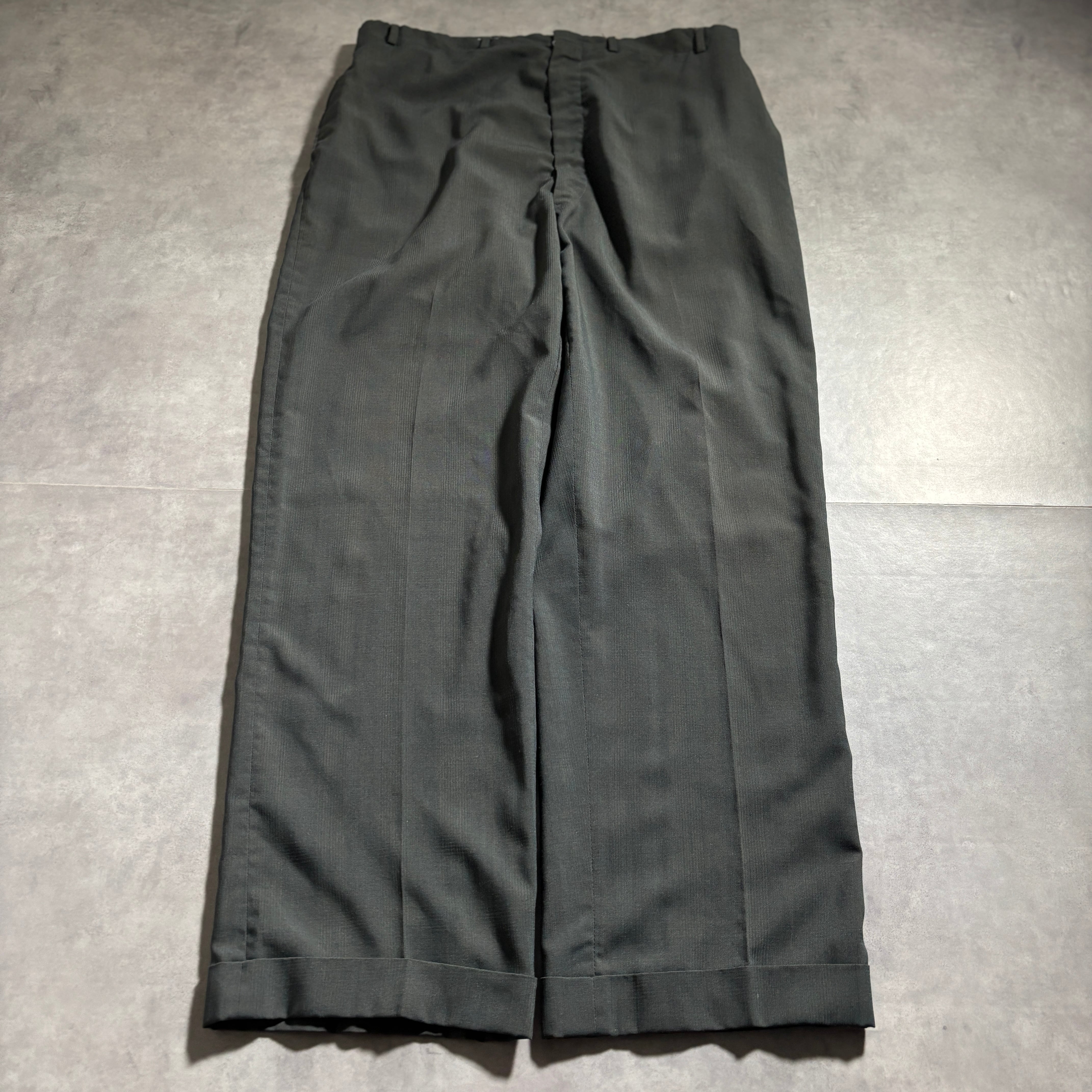 50s vintage ウールスラックス CONMARジップ 50s〜 vintage wide wool slacks | 1921_clothing_