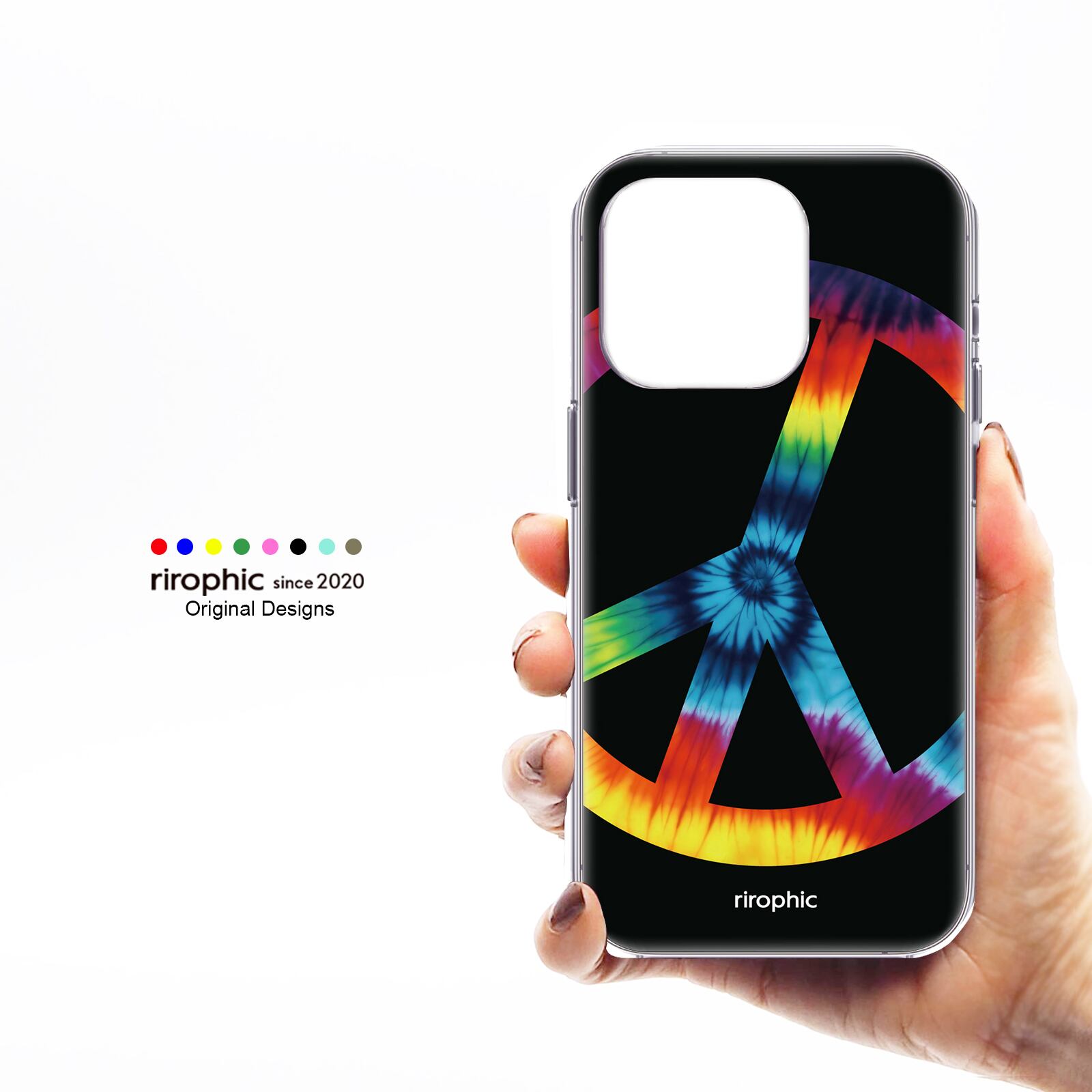 Aimer スマホケース Love & Peace スマホケース クリアハードスリムタイプ | rirophic