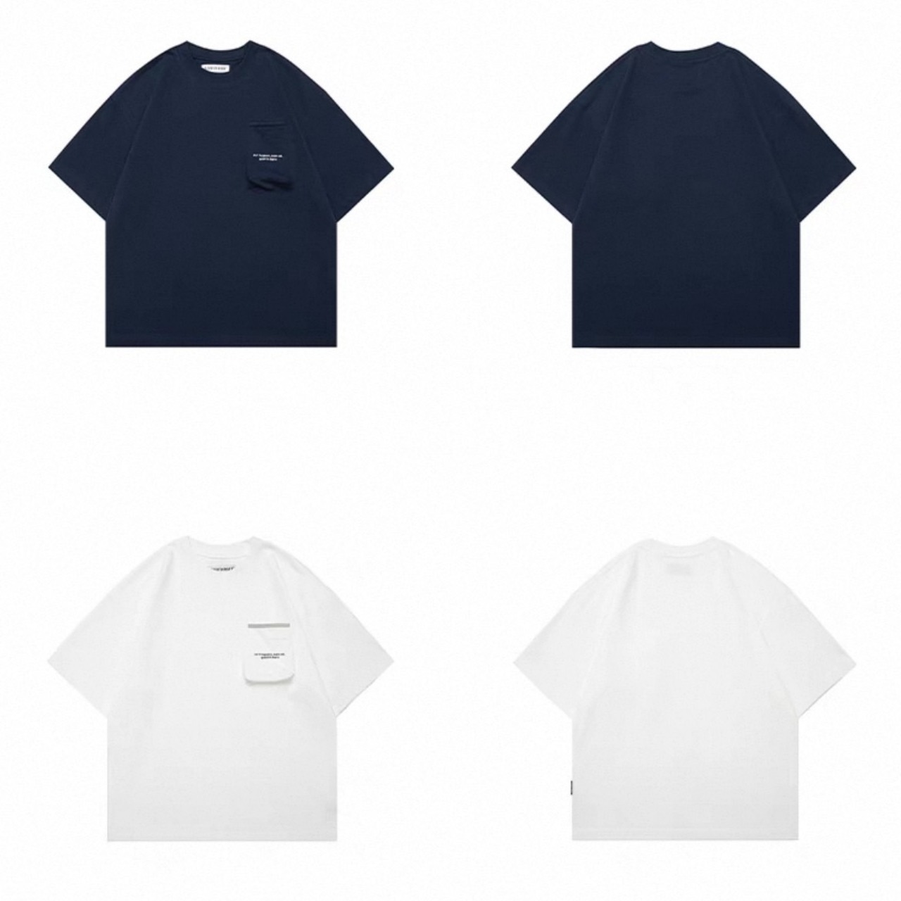 Statement pocket oversized tee 1015 - 12