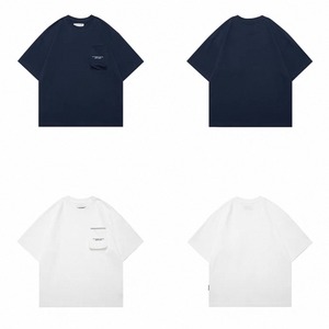 Statement pocket oversized tee 1015