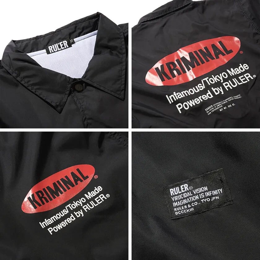 RULER (ルーラー) KR COACH JACKET ルーラー コーチジャケットメンズ