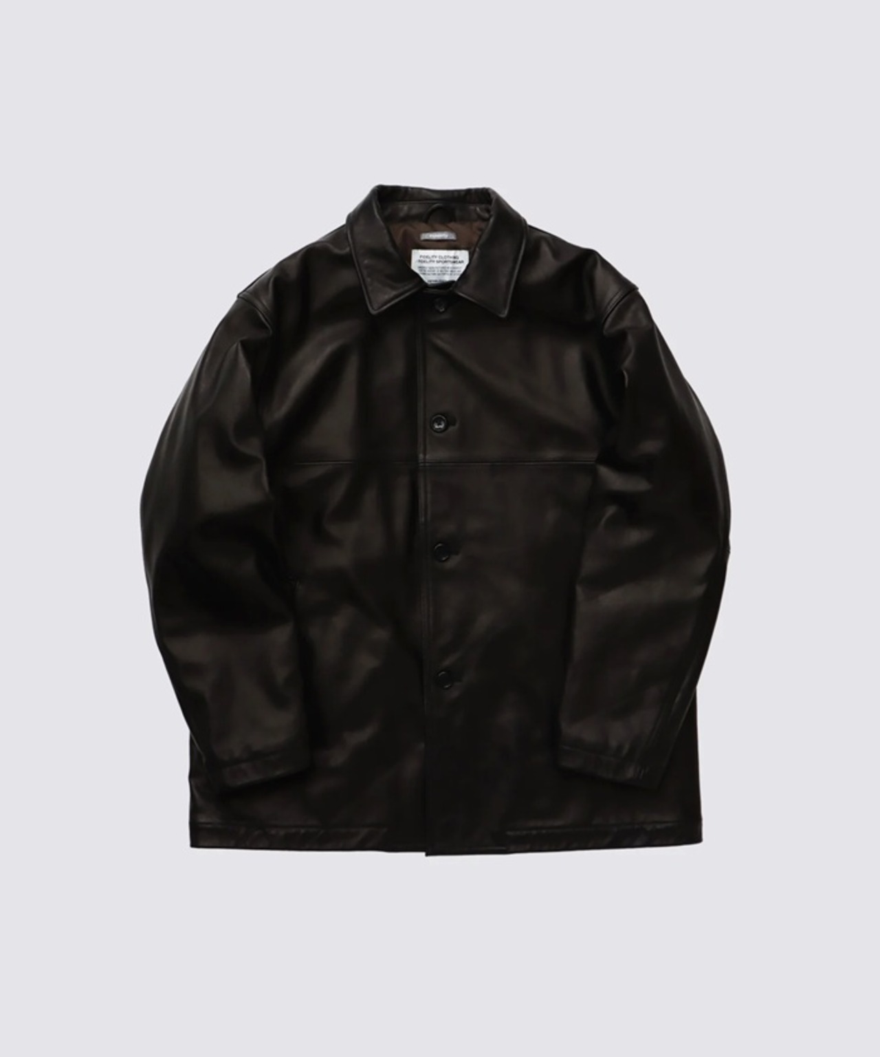 Fidelity / Cow leather car cort / レザージャケット / レザーコート / レザー / LEATHER / - 1