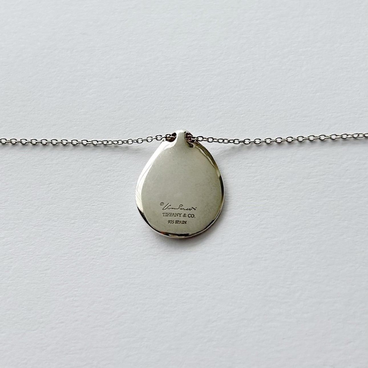 T7121】Tiffany&Co. madonna necklace/silver925/ティファニー