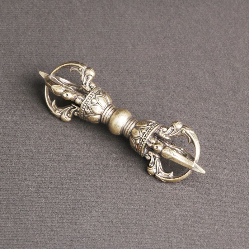 五股金剛杵 降魔杵 チベット密教法具 魔除け 厄除け 邪気祓い 置物