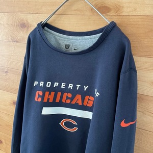 【NIKE】NFL シカゴ・ベアーズ CHICAGO BEARS スウッシュ プリント スウェット トレーナー us古着