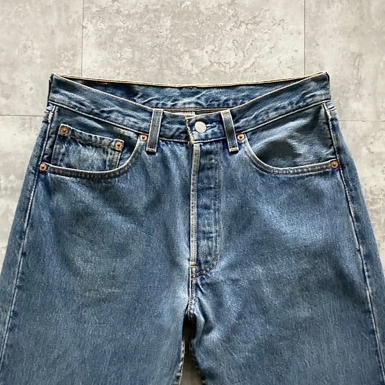 W31 L34】90's US.Levis 501 リーバイス エルパソ工場(524) ボタン裏