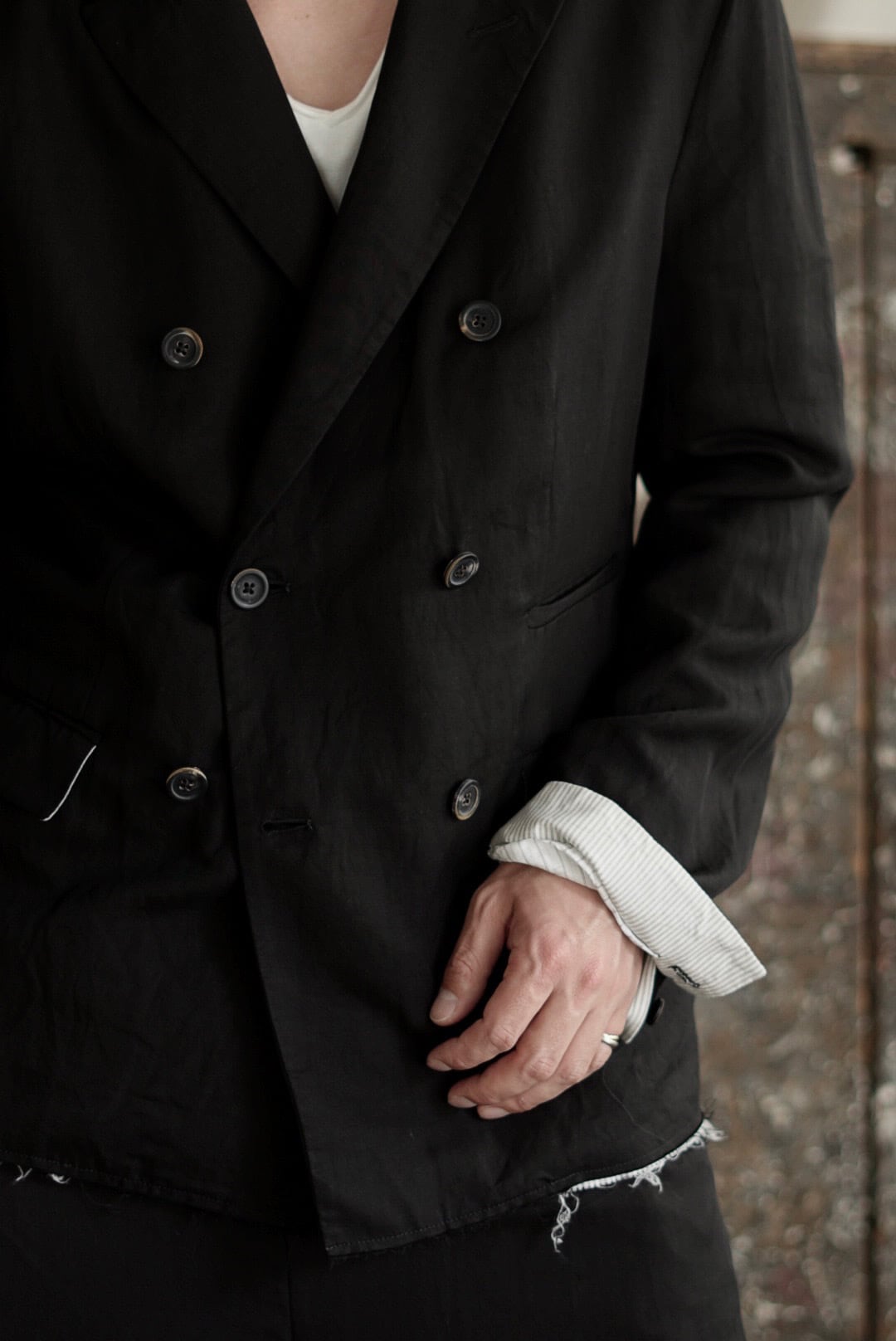 FORME D'EXPRESSION - CROPPED DB JACKET | Brownie