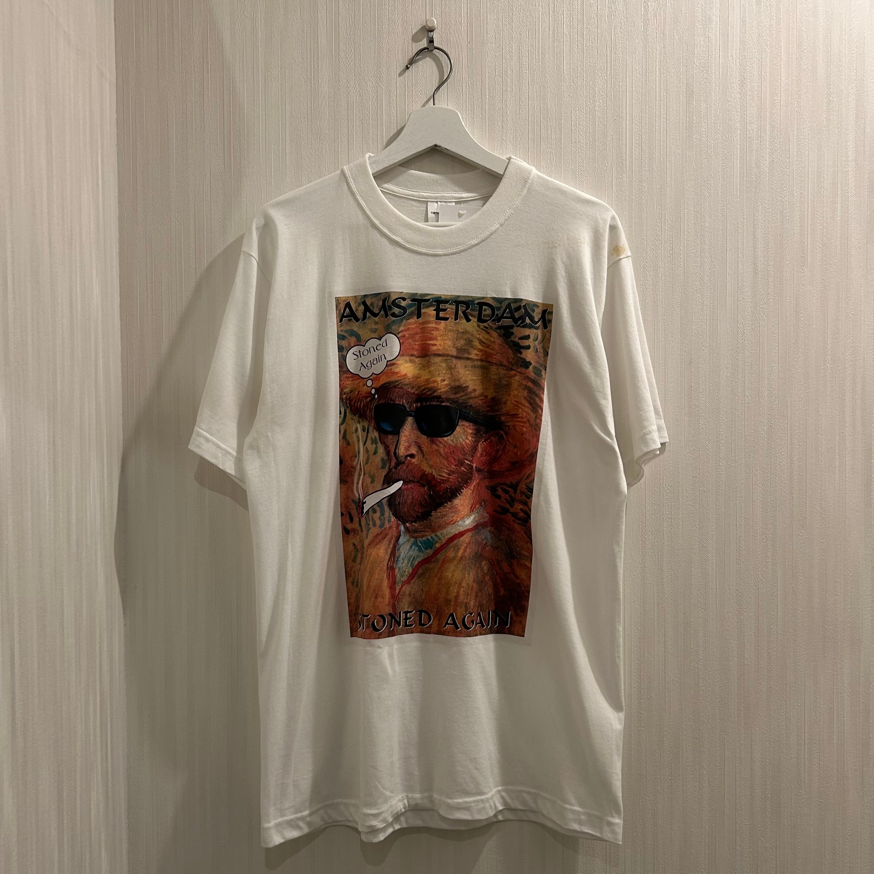 Dead Stock!! 2000s Vincent Van Gogh "Self Portrait Parody" T-shirt