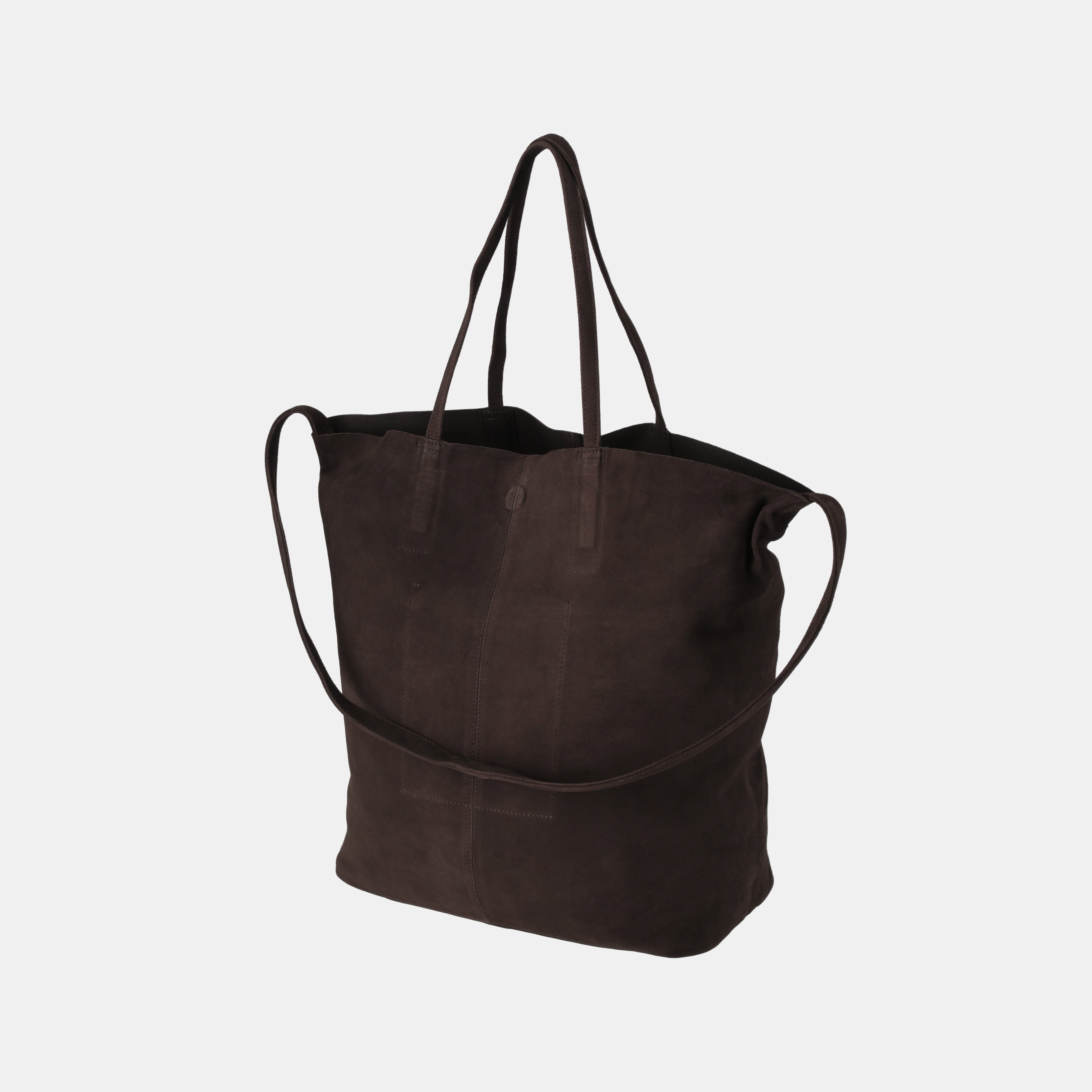 3WAY LARGE TOTE（L）OIL SUEDE DARK CHOCO | Morphee（モルフェ）