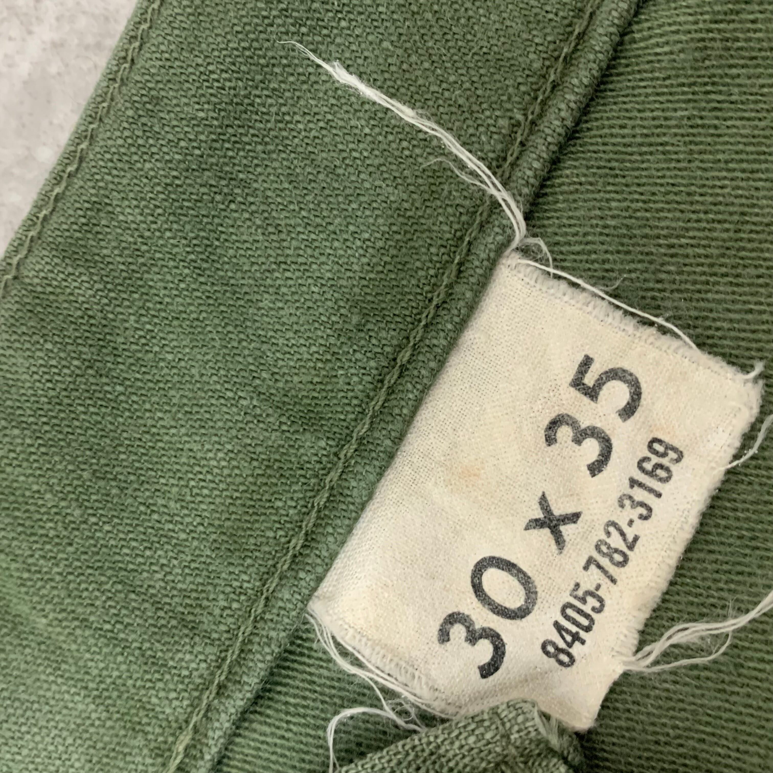 アメリカ軍 60s OG107 実物 ベイカーパンツ ボタンフライ ファティーグ