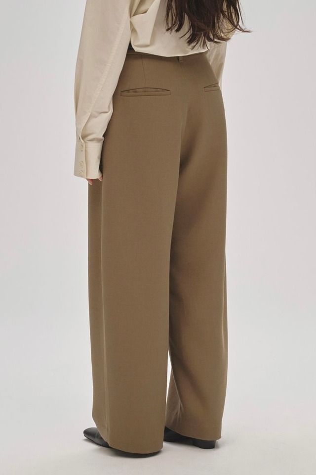 TODAYFUL Wide Cocoon Trousers ワイドコクーントラウザーズ　Beige