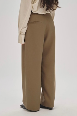 TODAYFUL Wide Cocoon Trousers ワイドコクーントラウザーズ Beige