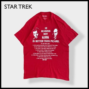 【STARTREK】映画 ムービー Tシャツ ロゴ スタートレック オフィシャル 公式 プリント Tシャツ 半袖 LARGE SF 海外ドラマ us古着