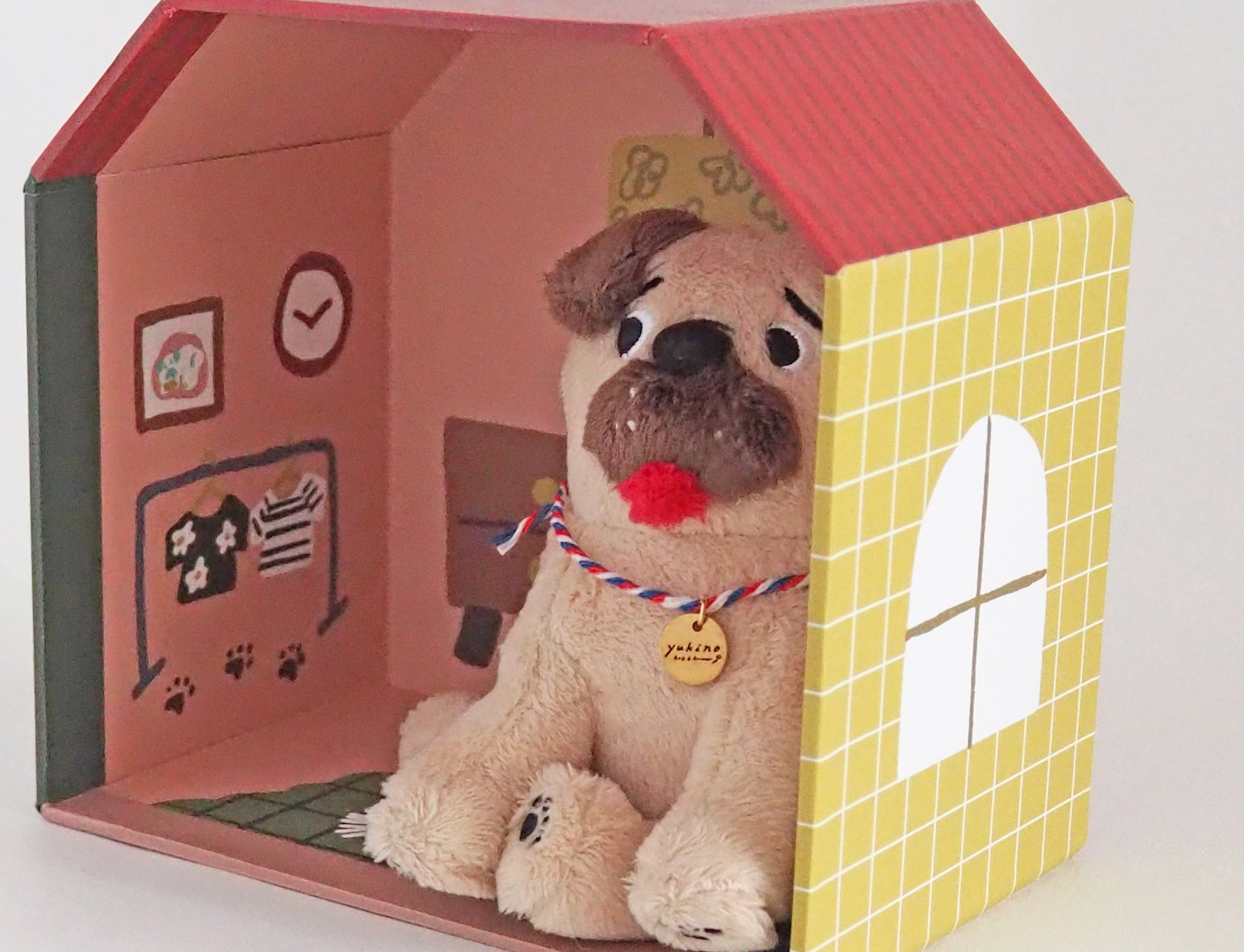 おうちセット「with me !」 PUG ぬいぐるみ用( ※ぬいぐるみ別売