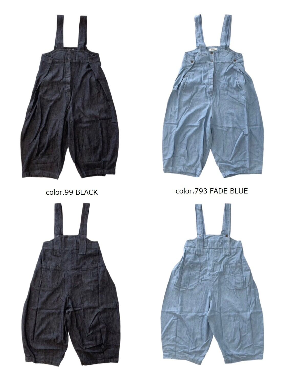 tumugu】6,5oz コットンリネンデニムサロペット / TB23402 | syozikiya