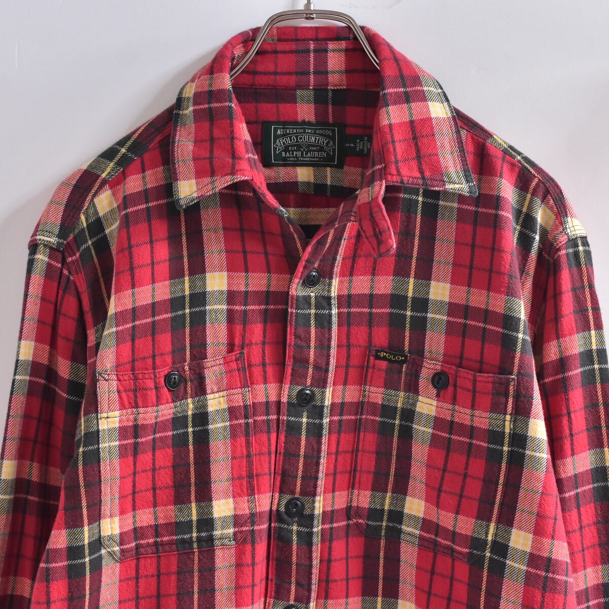 復刻 POLO COUNTRY ラルフローレン チェック フランネルシャツ 復刻 POLO COUNTRY ラルフローレン チェック フランネルシャツ