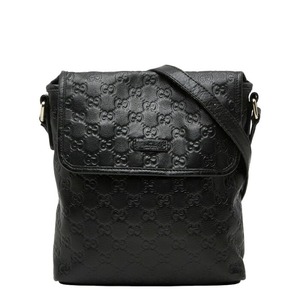 グッチ グッチシマ 斜めかけ ショルダーバッグ 223666 ブラック PVC レザー レディース GUCCI 【中古】