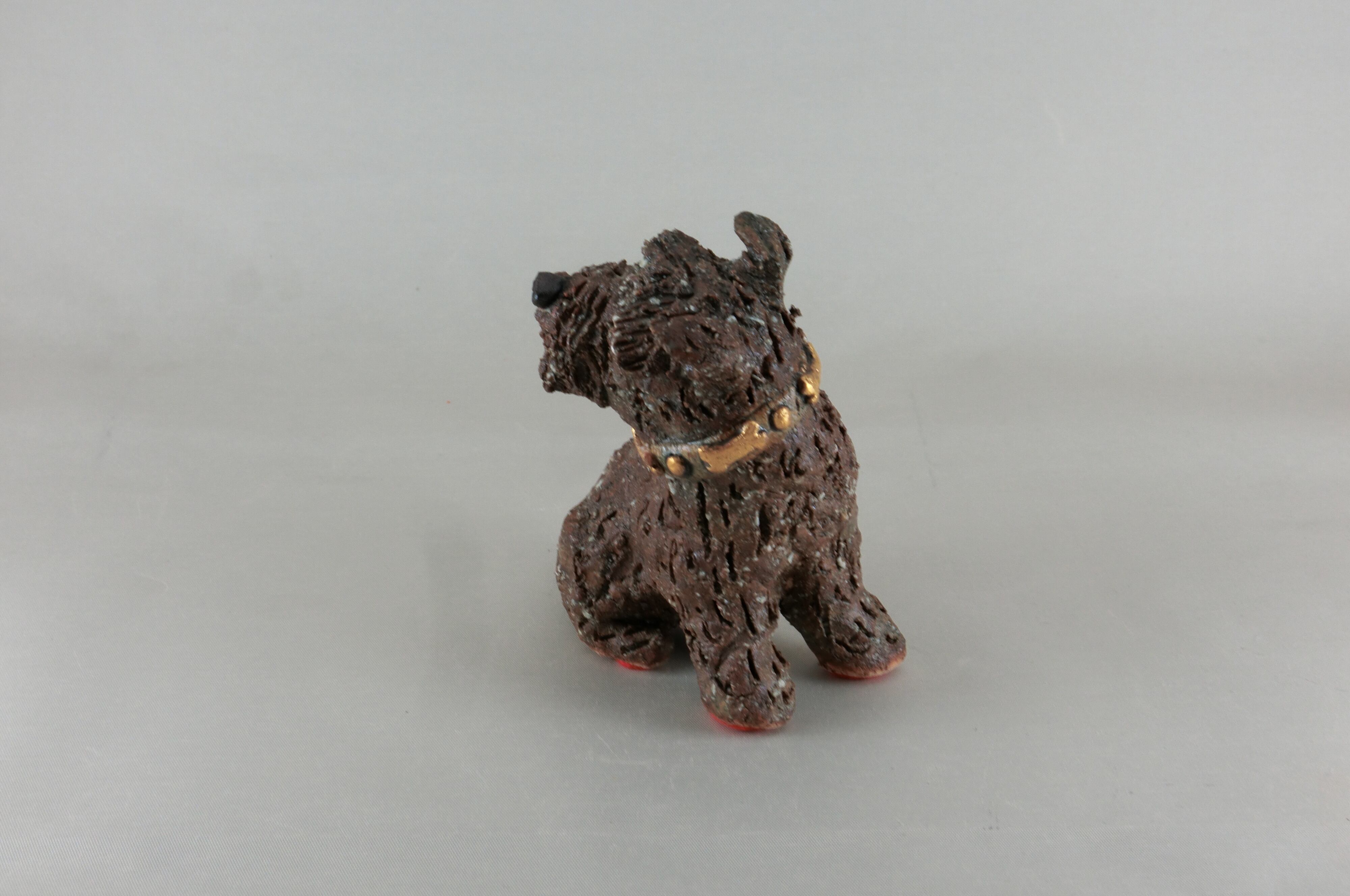 幸生窯　前川幸市作（犬）ケリーブルテリア