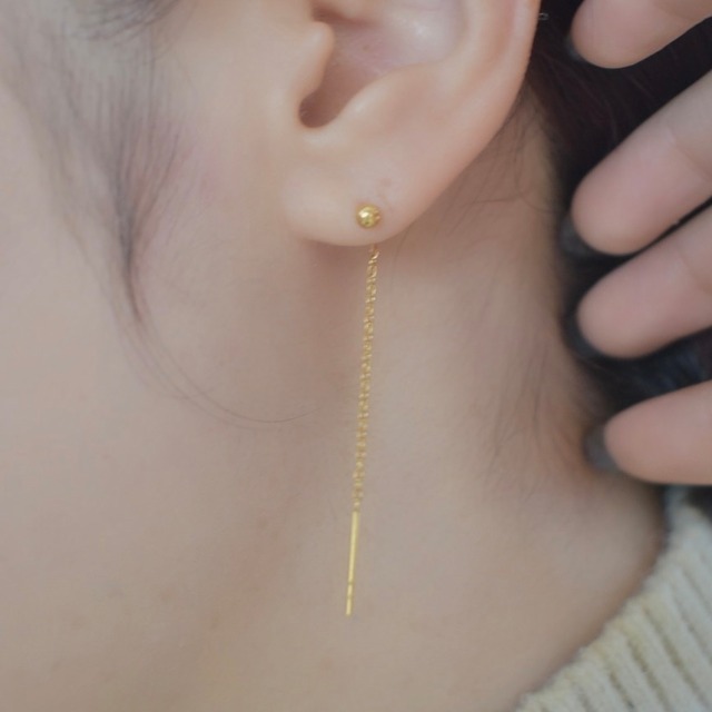 316L ball chain pierce
