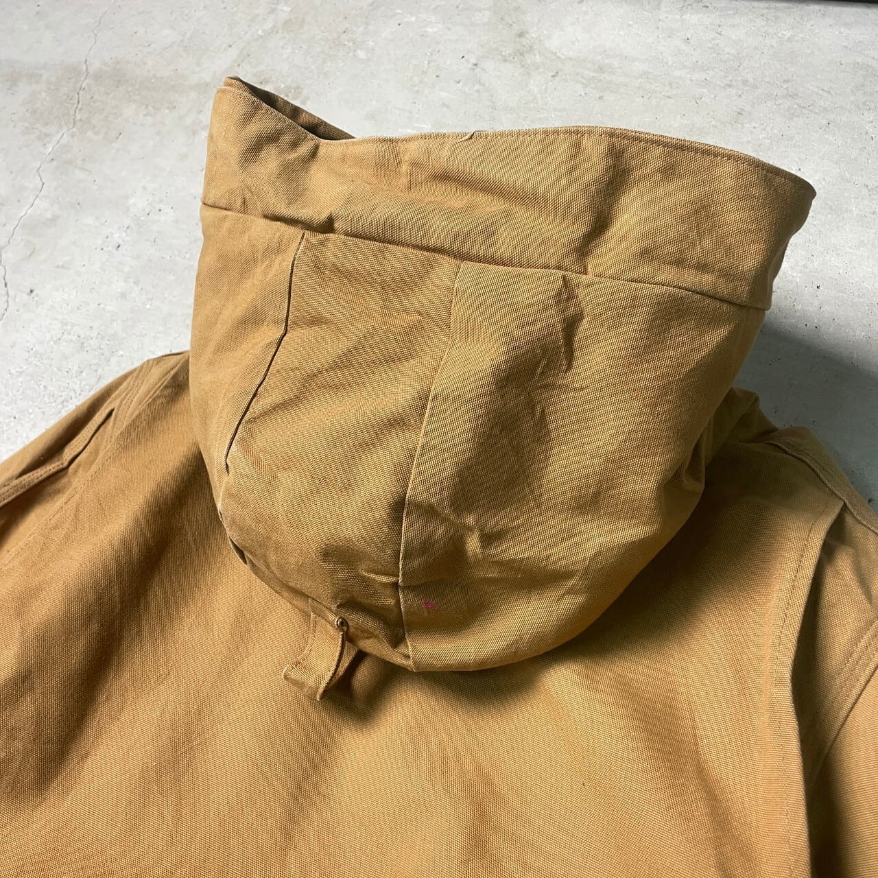 トンヌラ古着80s Carhartt USA製シベリアンパーカー　ダック中綿キルティング　L