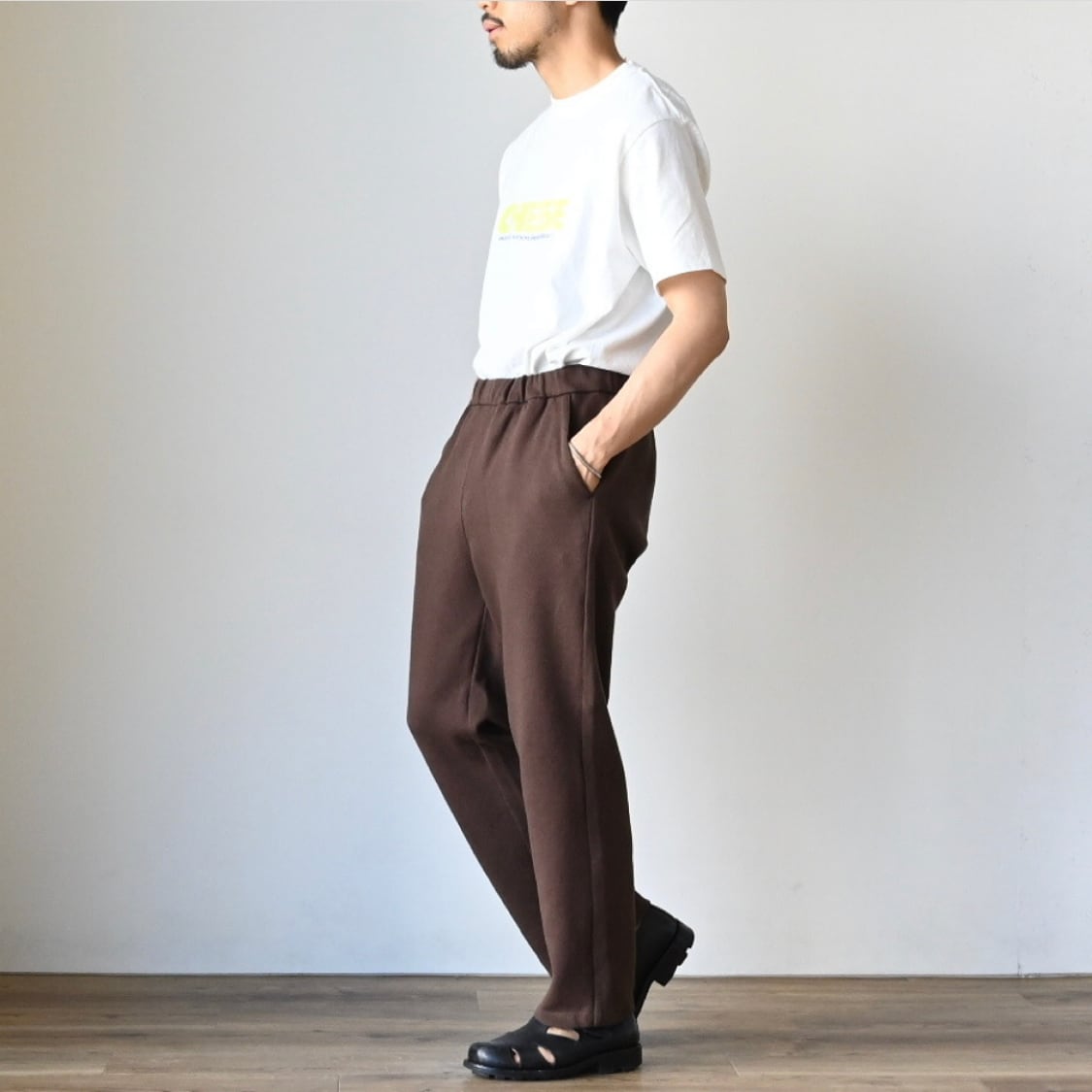 【美品】STILL BY HAND ニット イージーパンツ  M