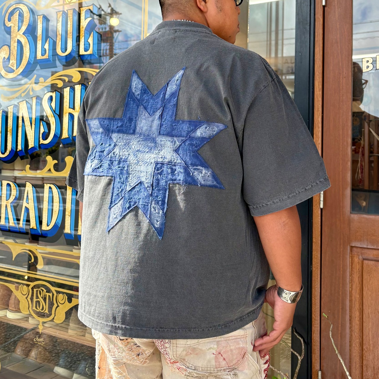 ナスングワム×リファット【Nasngwam. ×RIFATTO】SASHIKO MORNINGSTAR TEE - 9