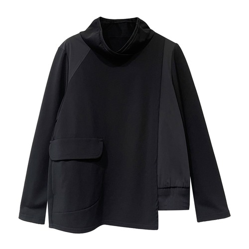 【最新作】クリア裏毛×ストレッチツイルプルオーバー【260-3202】French Terry x Stretch Twill Pullover